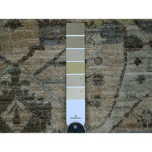 Load image into Gallery viewer, 8&#39;2&quot;x10&#39;1&quot; Light Brown, Bijar Garus Design With Distinct Abrash, Peshawar, Hand Knotted, 100% Wool, Vegetable Dyes, Oriental Rug FWR126270