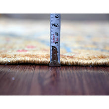 Load image into Gallery viewer, 2&#39;x3&#39; Copper Brown, Afghan Peshawar With Colorful Birds Of Paradise Design, Soft And Vibrant Wool, Hand Knotted, Vegetable Dyes, Mat, Sample, Oriental Rug FWR126390
