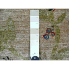 Load image into Gallery viewer, 2&#39;x3&#39; Beige, Sparrows On The Tree, Peshawar, Densely Woven, Hand Knotted, High Mountain Wool, Soft To The Touch, Mat, Sample, Oriental Rug FWR126414