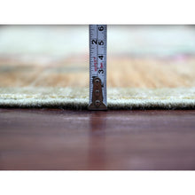 Load image into Gallery viewer, 8&#39;10&quot;x11&#39;7&quot; Laurel Green, Pure Wool, Chinese Art Deco Inspired Peshawar, Natural Dyes, Hand Knotted, Oriental Rug FWR126438