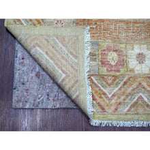 Load image into Gallery viewer, 8&#39;8&quot;x11&#39;9&quot; Olive Green, Peshawar With Khotan Design, Natural Dyes, Pure Wool, Hand Knotted, Oriental Rug FWR126462