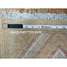Load image into Gallery viewer, 8&#39;8&quot;x11&#39;9&quot; Olive Green, Peshawar With Khotan Design, Natural Dyes, Pure Wool, Hand Knotted, Oriental Rug FWR126462