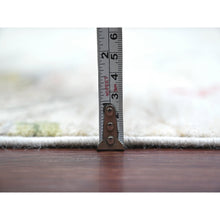 Load image into Gallery viewer, 7&#39;9&quot;x9&#39;8&quot; Oyster White, Sparrows On The Tree, Peshawar, Densely Woven, High Mountain Wool, Hand Knotted, Soft To The Touch, Oriental Rug FWR126510