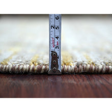 Load image into Gallery viewer, 4&#39;1&quot;x6&#39;1&quot; Spanish Gray, Whimsical Collection, 100% High Mountain Wool With Futuristic Modern Design, Hand Knotted, Oriental Rug FWR126540