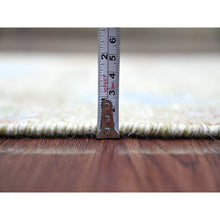 Load image into Gallery viewer, 2&#39;1&quot;x3&#39;1&quot; Olive Green, Afghan Peshawar With Colorful Birds Of Paradise Design, Hand Knotted, Natural Wool, Natural Dyes, Mat, Sample, Oriental Rug FWR126588