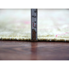 Load image into Gallery viewer, 8&#39;9&quot;x11&#39;8&quot; Olive Green, Afghan Peshawar With Colorful Birds Of Paradise Design, Hand Knotted, Soft Wool, Natural Dyes, Oriental Rug FWR126606