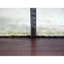 Load image into Gallery viewer, 9&#39;9&quot;x13&#39;10&quot; Savannah Green, Afghan Peshawar With Colorful Birds Of Paradise Design, Soft Wool, Hand Knotted, Natural Dyes, Oriental Rug FWR126624