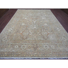 Load image into Gallery viewer, 10&#39;1&quot;x13&#39;3&quot; Light Brown, Hand Knotted, Peshawar With Bijar Garus Design, Vegetable Dyes, Densely Woven, 100% Wool, Oriental Rug FWR126630