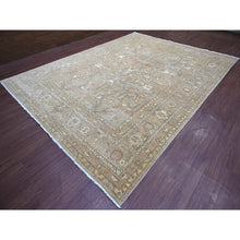 Load image into Gallery viewer, 10&#39;1&quot;x13&#39;3&quot; Light Brown, Hand Knotted, Peshawar With Bijar Garus Design, Vegetable Dyes, Densely Woven, 100% Wool, Oriental Rug FWR126630