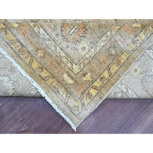 Load image into Gallery viewer, 10&#39;1&quot;x13&#39;3&quot; Light Brown, Hand Knotted, Peshawar With Bijar Garus Design, Vegetable Dyes, Densely Woven, 100% Wool, Oriental Rug FWR126630
