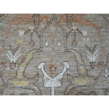 Load image into Gallery viewer, 10&#39;1&quot;x13&#39;3&quot; Light Brown, Hand Knotted, Peshawar With Bijar Garus Design, Vegetable Dyes, Densely Woven, 100% Wool, Oriental Rug FWR126630