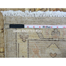 Load image into Gallery viewer, 10&#39;1&quot;x13&#39;3&quot; Light Brown, Hand Knotted, Peshawar With Bijar Garus Design, Vegetable Dyes, Densely Woven, 100% Wool, Oriental Rug FWR126630