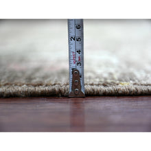 Load image into Gallery viewer, 8&#39;1&quot;x9&#39;6&quot; Coffee Brown, Peshawar, Sparrows On The Tree, Densely Woven, Hand Knotted, High Mountain Wool, Soft To The Touch, Oriental Rug FWR126642