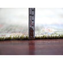 Load image into Gallery viewer, 9&#39;10&quot;x14&#39; Hunter Green, Hand Knotted, Afghan Peshawar With Colorful Birds Of Paradise Design, Soft Wool, Natural Dyes, Oriental Rug FWR126660