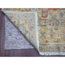 Load image into Gallery viewer, 9&#39;x11&#39;10&quot; Oyster Gray, Peshawar With Bijar Garus Design, Vegetable Dyes, Densely Woven, Hand Knotted, 100% Wool, Oriental Rug FWR126666