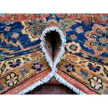 Load image into Gallery viewer, 9&#39;2&quot;x11&#39;7&quot; Crimson Red, Aryana Grade, Serapi Heriz With Large Medallion Design, Vegetable Dyes, High Mountain Wool, Hand Knotted, Soft Pile, Densely Woven, Oriental Rug FWR126684
