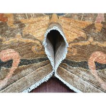 Load image into Gallery viewer, 8&#39;10&quot;x11&#39;10&quot; Cedar Brown, Bijar Garus Design, Vegetable Dyes, High Mountain Wool, Hand Knotted, Soft Pile, Densely Woven, Oriental Rug FWR126690