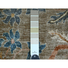 Load image into Gallery viewer, 8&#39;10&quot;x11&#39;10&quot; Cedar Brown, Bijar Garus Design, Vegetable Dyes, High Mountain Wool, Hand Knotted, Soft Pile, Densely Woven, Oriental Rug FWR126690