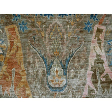 Load image into Gallery viewer, 8&#39;10&quot;x11&#39;10&quot; Cedar Brown, Bijar Garus Design, Vegetable Dyes, High Mountain Wool, Hand Knotted, Soft Pile, Densely Woven, Oriental Rug FWR126690