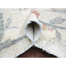 Load image into Gallery viewer, 8&#39;9&quot;x11&#39;7&quot; Chiffon White, Sparrows On The Tree, Peshawar, High Mountain Wool, Hand Knotted, Soft To The Touch, Densely Woven, Oriental Rug FWR126708