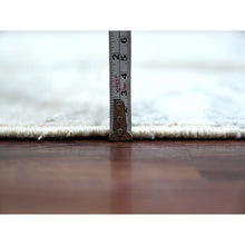 Load image into Gallery viewer, 8&#39;9&quot;x11&#39;7&quot; Chiffon White, Sparrows On The Tree, Peshawar, High Mountain Wool, Hand Knotted, Soft To The Touch, Densely Woven, Oriental Rug FWR126708