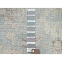 Load image into Gallery viewer, 5&#39;x6&#39;9&quot; Beau Blue, Turkish Knot, Anatolian Village Design, Zero Pile, Sheared Low, Hand Knotted, Pure Wool, Oriental Rug FWR12678