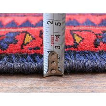 Load image into Gallery viewer, 9&#39;8&quot;x12&#39; Auburn Red, Vintage Persian Heriz With Geometric Medallion Design, Evenly Worn, 100% Wool, Hand Knotted, Cropped Thin, Good Condition, Sides And Ends Professionally Secured, Oriental Rug FWR1596