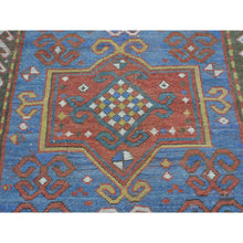 Load image into Gallery viewer, 4&#39;8&quot;x7&#39;2&quot; Denim Blue Antique Caucasian Karachopf Exc Cond Hand Knotted Rug FWR169386