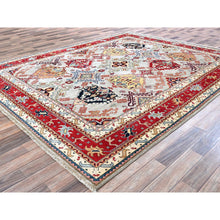 Load image into Gallery viewer, 7&#39;10&quot;x9&#39;10&quot; Whisper Green, Afghan Oushak Design, 100% Wool, Hand Knotted, Denser Weave, Vegetable Dyes, Oriental Rug FWR1812