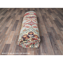 Load image into Gallery viewer, 7&#39;10&quot;x9&#39;10&quot; Whisper Green, Afghan Oushak Design, 100% Wool, Hand Knotted, Denser Weave, Vegetable Dyes, Oriental Rug FWR1812