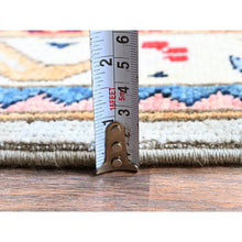 Load image into Gallery viewer, 7&#39;10&quot;x9&#39;10&quot; Whisper Green, Afghan Oushak Design, 100% Wool, Hand Knotted, Denser Weave, Vegetable Dyes, Oriental Rug FWR1812