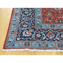 Load image into Gallery viewer, 7&#39;10&quot;x11&#39; Red Hand-knotted Antique Persian Kashan Full Pile Oriental Rug FWR192810