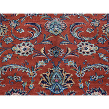 Load image into Gallery viewer, 7&#39;10&quot;x11&#39; Red Hand-knotted Antique Persian Kashan Full Pile Oriental Rug FWR192810