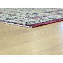 Load image into Gallery viewer, 11&#39;9&quot;x15&#39;7&quot; Burgundy Red Antique Persian Lavar Kerman Good Condition Hand Knotted Pure Wool Oversized Oriental Rug FWR192816