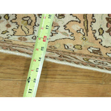 Load image into Gallery viewer, 9&#39;8&quot;x12&#39;10&quot; Ivory Antique Persian Tabriz Hand-knotted Full Pile Oriental Rug FWR192822
