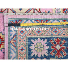 Load image into Gallery viewer, 5&#39;x6&#39;7&quot; Ivory Tribal Design Colorful Afghan Baluch Hand Knotted Pure Wool Oriental Rug FWR320022