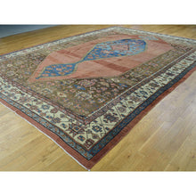 Load image into Gallery viewer, 10&#39;8&quot;x14&#39;1&quot; Honey Brown Handmade Original Antique Persian Bakshaish Mint Cond Rug FWR204786