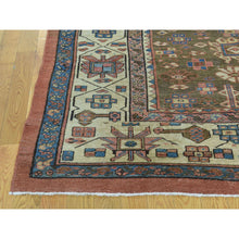 Load image into Gallery viewer, 10&#39;8&quot;x14&#39;1&quot; Honey Brown Handmade Original Antique Persian Bakshaish Mint Cond Rug FWR204786