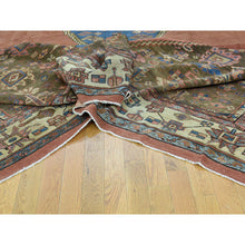 Load image into Gallery viewer, 10&#39;8&quot;x14&#39;1&quot; Honey Brown Handmade Original Antique Persian Bakshaish Mint Cond Rug FWR204786