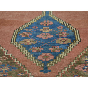 10'8"x14'1" Honey Brown Handmade Original Antique Persian Bakshaish Mint Cond Rug FWR204786