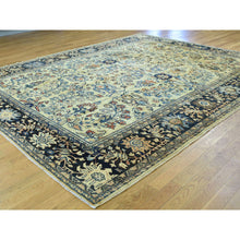 Load image into Gallery viewer, 9&#39;4&quot;x11&#39;10&quot; Yellow Handmade Antique Persian Lilihan Mint Cond Full Pile Rug FWR206592