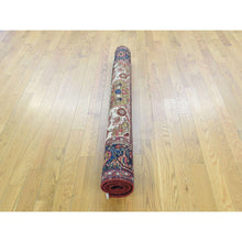 Load image into Gallery viewer, 4&#39;6&quot;x6&#39;4&quot; Green Hand-knotted Antique Persian Heriz Mint Cond Pure Wool Oriental Rug FWR206706