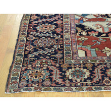 Load image into Gallery viewer, 10&#39;x11&#39;7&quot; Red Hand-knotted Antique Persian Serapi Squarish Good Cond Rug FWR208710