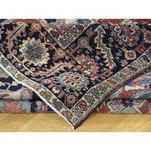 Load image into Gallery viewer, 10&#39;x11&#39;7&quot; Red Hand-Knotted Antique Persian Serapi Squarish Good Cond Rug FWR208710