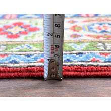 Load image into Gallery viewer, 4&#39;x6&#39; Imperial Red, Kazak With Geometric Design, Vegetable Dyes, Hand Knotted, Denser Weave, Soft And Vibrant Wool, Oriental Rug FWR2154