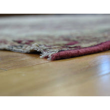 Load image into Gallery viewer, 10&#39;9&quot;x12&#39; Beige Antique Lavar Kerman With Natural Cranberry Dyes Oriental Rug FWR216360