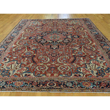 Load image into Gallery viewer, 8&#39;6&#39;&#39;x11&#39;7&#39;&#39; Red Antique Persian Heriz Handmade Mint Condition Oriental Rug FWR224562