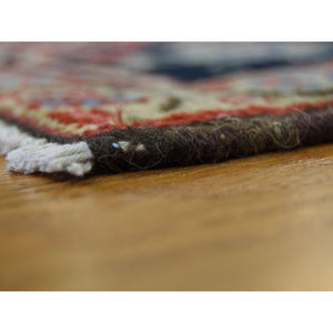 8'6''x11'7'' Red Antique Persian Heriz Handmade Mint Condition Oriental Rug FWR224562