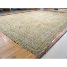 Load image into Gallery viewer, 19&#39;2&#39;&#39;x24&#39;7&#39;&#39; Brown Hand-Knotted Antique Turkish Oushak Exc Cond Oversize Oriental Rug FWR234372