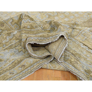 19'2''x24'7'' Brown Hand-knotted Antique Turkish Oushak Exc Cond Oversize Oriental Rug FWR234372